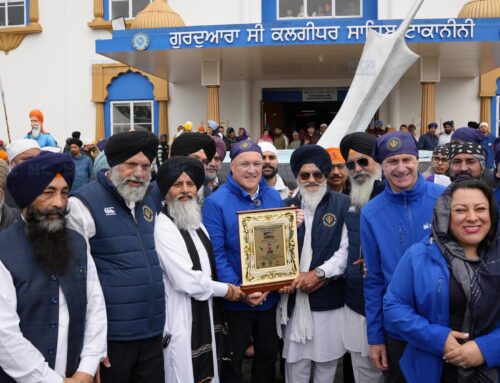 Prime Minister Luxon visited the Takanini Gurughar